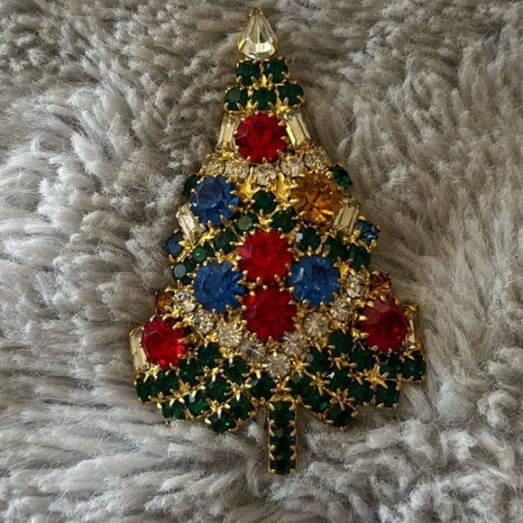 Eisenberg Christmas Tree brooch - Picture 3 of 5